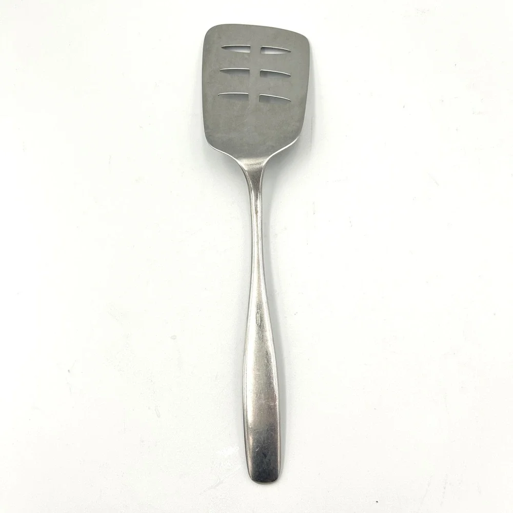 VTG WMF Cromargan Germany Slotted Spatula Turner Silver Stainless Steel MCM 10in